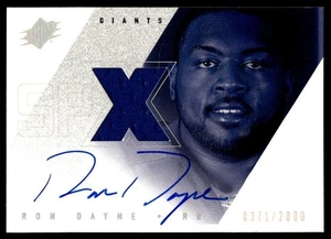 2000 SPx Jersey Ron Dayne Rookie Auto 0371/2000 EX (Surface) - Bild 1 von 2