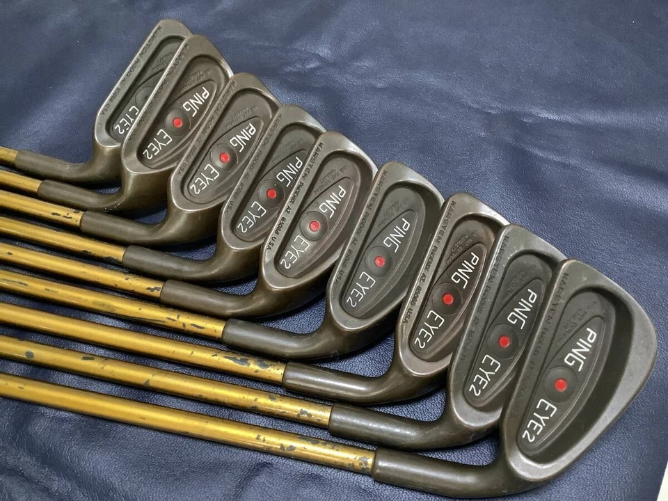 Ping Eye2 Beryllium Copper Red Dot Iron Set #3-9,S,W(9Clubs) /ALDILA HM-40 - Image 1 of 4
