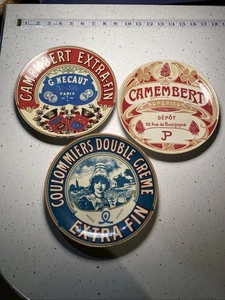 BIA Cordon Bleu Camembert Superieur 8" Dessert Cheese Plates Set of 3 Multicolor - Picture 1 of 13