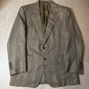 Dunhill Wool Silk Cashmere Check Pattern Jacket - Picture 1 of 11
