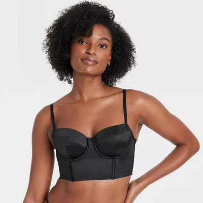 Women's Satin Lightly Lined Lingerie Corset - Auden - Image 1 of 2