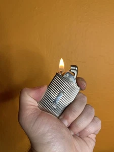 Encendedor Evans Spitfire plateado vintage - Imagen 1 de 4