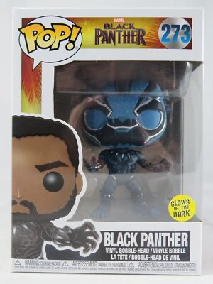 Marvel Funko Pop - Black Panther (Blue Glow) - Black Panther - No. 273 - image 1 of 4