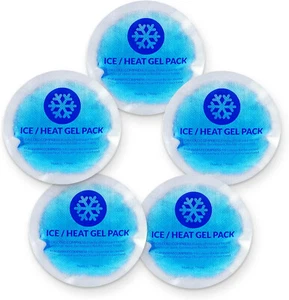 EverOne Reusable Ice/Heat Gel Pack Hot & Cold Therapeutic Use First Aid - 5 Pack - Picture 1 of 6