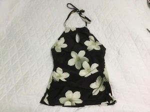Lauren Ralph Lauren Villa Floral hochgeschlossen Schlüsselloch Neckholder Tankini Top Gr. 8 - Bild 1 von 6
