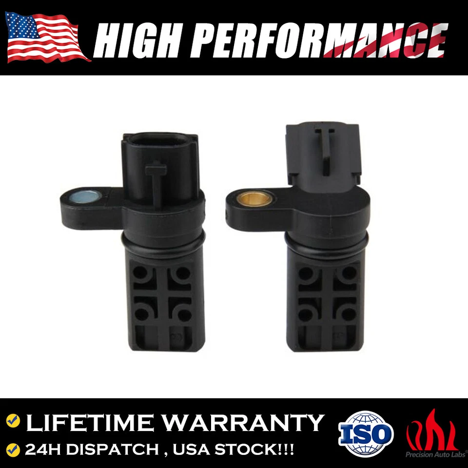 Juego de 2 sensores de posición del árbol de levas/cigüeñal negros para Infiniti Nissan 3,5 L 4,0 L Foto 1 de 4