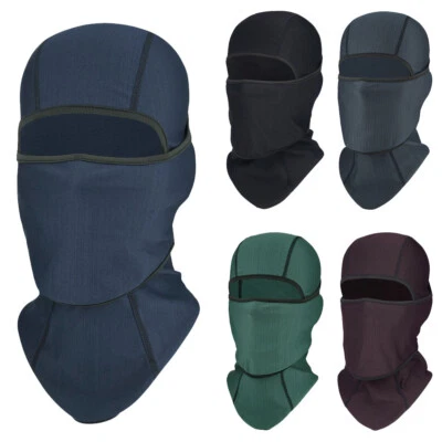 Máscara de esquí polar a prueba de viento de invierno cálida capucha de pasamontañas esquí nieve máscara facial completa EE. UU. Foto 1 de 4