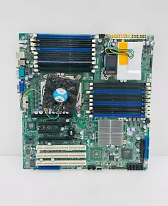 SuperMicro X8DTN+ 8GB RAM Dual CPU X5675 Motherboard - FREE SHIPPING - Zdjęcie 1 z 17