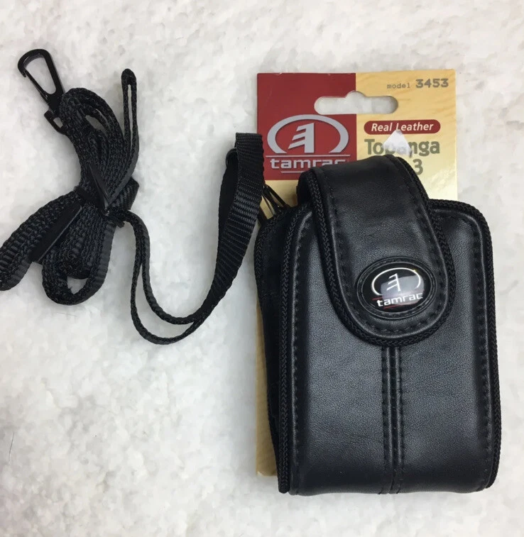 Tamrac Topanga 3 Compact Black Leather Camera Case  (3453) UK Stock - Image 1 of 3