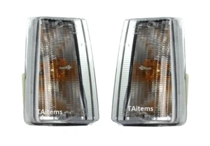 PAIR /SET FRONT TURN SIGNAL INDICATOR LAMPS FITS FOR IVECO DAILY 1990-1998 - Picture 1 of 7