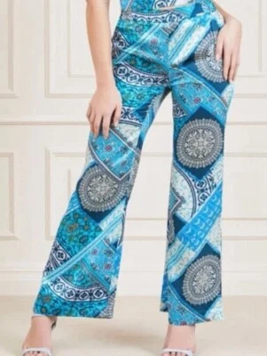 Pantalones Guess Marciano My Kynomo talla 4 100 % seda nuevos con etiquetas $260 venta al por menor C Foto 1 de 3