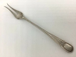 Horquilla vintage GEORG JENSEN 925 plata esterlina limón oliva pepinillo sin mono - Imagen 1 de 10