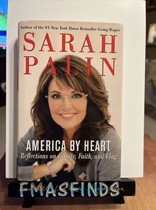 Libro firmado por Sarah Palin Gov de Alaska América de corazón autografiado candidato a vicepresidente - Imagen 1 de 2