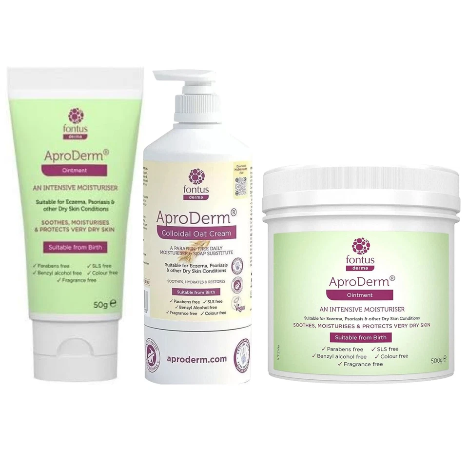 Aproderm Ointment Intensive Moisturiser Colloidal Oat Cream Choose Type - Image 1 of 1