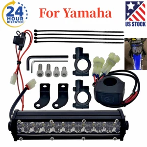 For Yamaha PW80 PW50 TTR125 TTR230 TTR50 LED Headlight Light Bar Lighting Kit - Picture 1 of 9