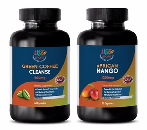 fat loss fiber - GREEN COFFEE CLEANSE – AFRICAN MANGO COMBO 2B - african mango e - Picture 1 of 1