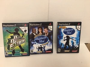 Lot Of 3: KARAOKE REVOLUTION AMERICAN IDOL/ Dance Dance extreme/ American Idol - Picture 1 of 5