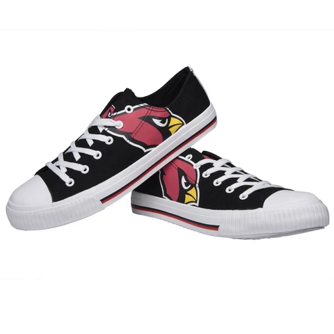 Arizona Cardinals NFL Men's Low Top Big Logo Canvas Shoes FREE SHIP Cover