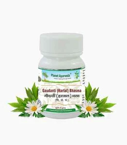 Planet Ayurveda Gaudanti (hartal) Bhasma - Pack of 2 (5 Gms Each) - Picture 1 of 1