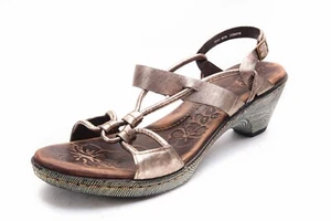 Neu ohne Etikett BORN Pamati Sandalen Schuhe Riemen Metallic Kunstholz Damen Sommer 10 42 - Bild 1 von 12