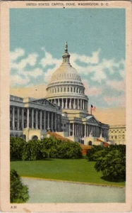 Cúpula del Capitolio de los Estados Unidos, Washington D.C. postal vintage Wpc9 - Imagen 1 de 3