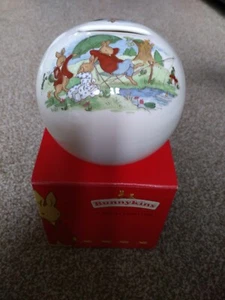 Royal Doulton Bunnykins moneybox ball globe - Picture 1 of 4