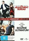 The Adjustment Bureau Plus The Bourne Ultimatum 2 x DVDs vgc t200