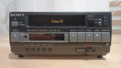 Sony Video8 Recorder EV-C3E Revisionato NO TELECOMANDO Garanzia 1 ANNO - Immagine 1 di 4