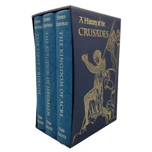 A History of the Crusades by Steven Runciman – 3 Volume Set – 2001 Folio Society - Picture 1 of 22
