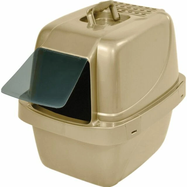 Van Ness CP66 Enclosed Sifting Cat Litter Pan - Beige
