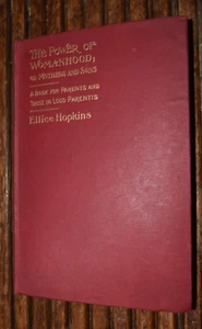 The Power of Womanhood; Or, Mothers and Sons Hopkins 2nd Ed. 1900 London - Picture 1 of 5
