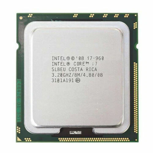 Intel Core i7-960 CPU Quad-Core 3.2 GHz 8 MB LGA 1366 SLBEU Processor - Image 1 of 1