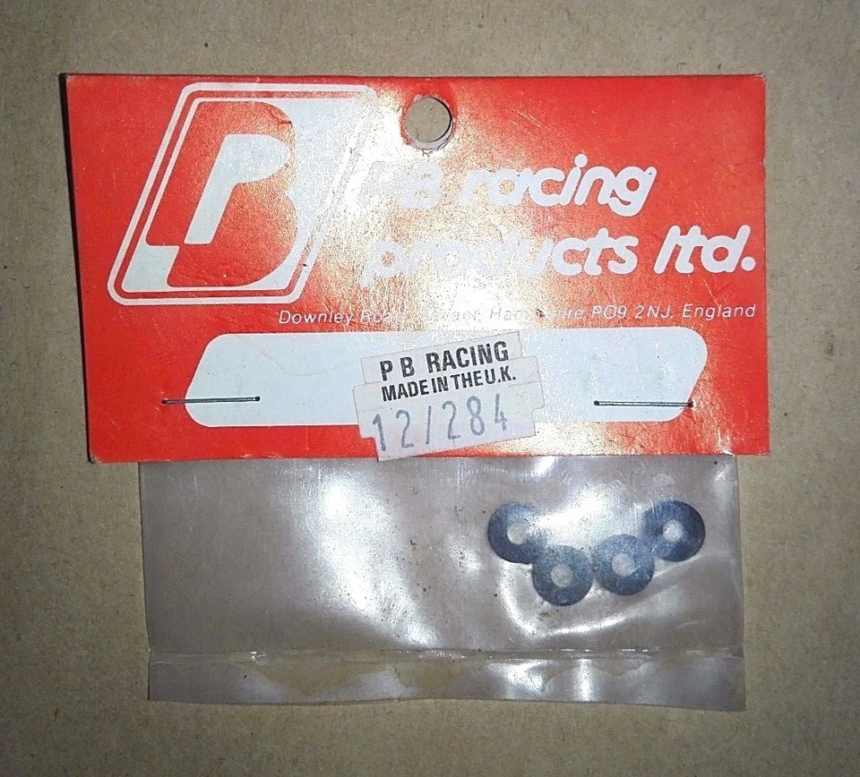 COLLARINI DISTANZIALI IN PLASTICA PB RACING RC 1/10 VINTAGE PART 12/284 - Immagine 1 di 1