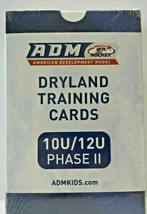 NEW ADM USA HOCKEY DRYLAND TRAINING CARDS PHASE II 10U / 12U YOUTH LEARNING PLAY - Picture 1 of 1