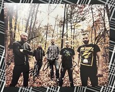 KILLSWITCH ENGAGE SIGNED AUTOGRAPHED BAND PHOTO SIGNED BY ALL MEMBERS