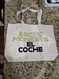 Borsa tote Arctic Monkeys EL COCHE GRANDE pesante RARA articolo promozionale nuova - Foto 1 di 2
