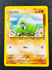 Larvitar 57/75 Common Neo Discovery Pokemon Card LP - Picture 1 of 2