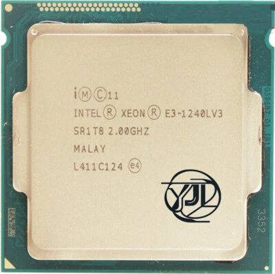 Intel Xeon E3-1240L V3 2GHz 4-Core 8M Cach 25W LGA 1150 Server CPU Processor - Image 1 of 2