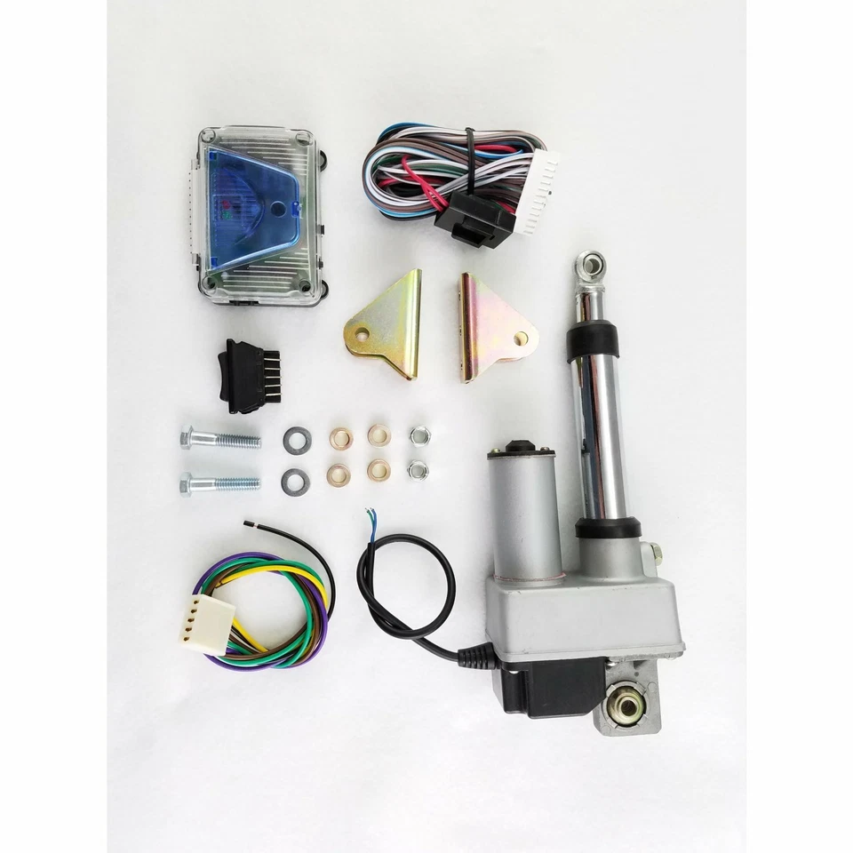 Kit de elevación de maletero eléctrico Lincoln 73-84 AutoLoc AUT9D6EE3 personalizado Rat Muscle Hot Rod Foto 1 de 4