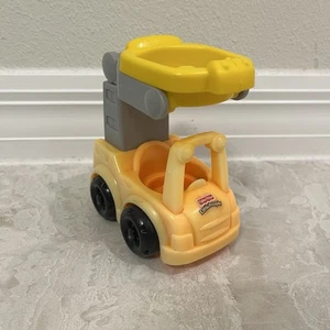 Vtg Little People 2003 Construction Crane Lift Truck Vehicle Mattel - Picture 1 of 5