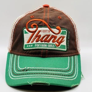 Farm Boy Trucker Hat SnapBack Gotta Thang For Farm Girls Americana Patch - Picture 1 of 5