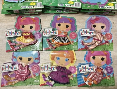 MGA ENTERTAINMENT NEW Lalaloopsy Fashion Lot Of 6 Outfits Party Dress Coat Pjs Overalls Suit