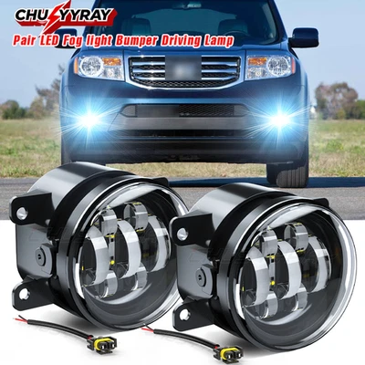 PAR de parachoques delantero lente transparente luz antiniebla lámpara de conducción para HONDA PILOT 2012-2015 Foto 1 de 4