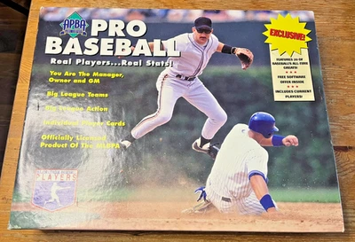 1996 APBA Pro Baseball Game Vintage MLB Fantasy Statistics Board Game Dice - Image 1 of 4