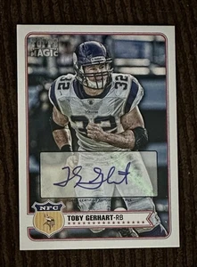 2012 Topps Magic Toby Gerhart Auto #267 - Minnesota Vikings - Stanford - Picture 1 of 2