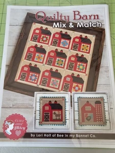 Quilty Barn Mix & Match Cross Stitch Pattern Lori Holt  - Picture 1 of 2