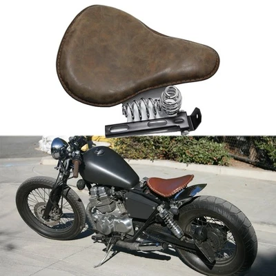 Bobber Motorcycle Spring Solo Seat Saddle For Honda Rebel 250 CMX250C 300 500  - Image 1 of 4