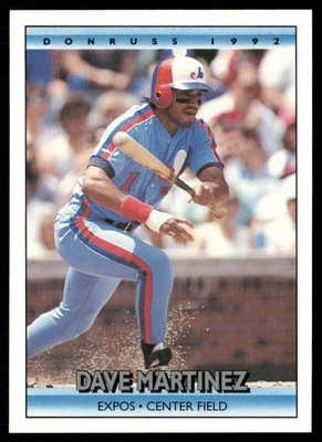Dave Martinez 1992 Donruss #732 Montreal Expos - Image 1 of 2