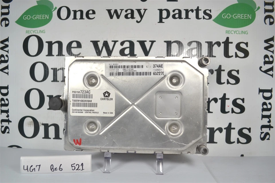 P05150723AC Dodge Charger Chrysler 300 2013 unidad de control del motor ECU 4G7 521 B6 Foto 1 de 4