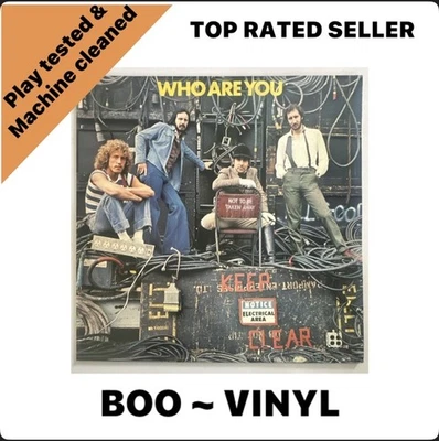 The Who " Who Are You " UK Original Pressing Polydor LP Vinyl Record VG+ / EX - Image 1 of 4